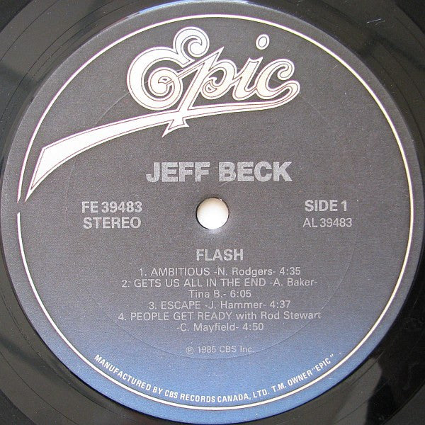 Jeff Beck - Flash - 1985