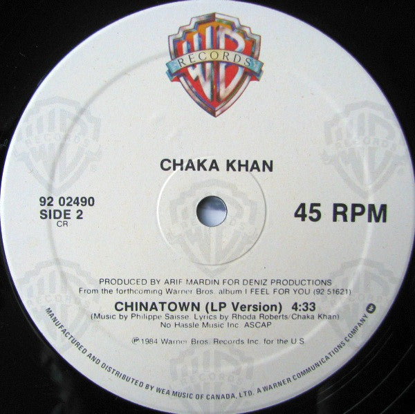 Chaka Khan - I Feel For You - 1984