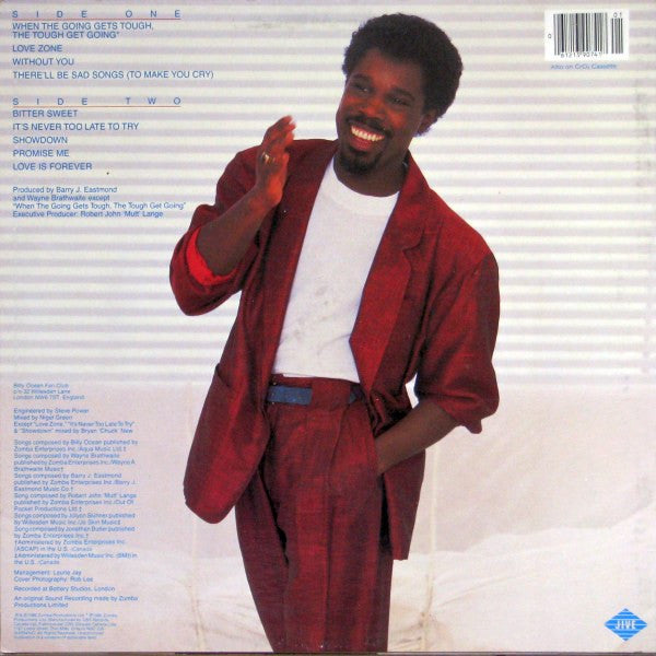 Billy Ocean - Love Zone - 1986