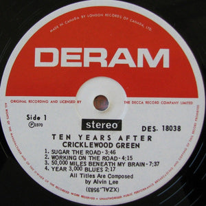 Ten Years After - Cricklewood Green - 1970