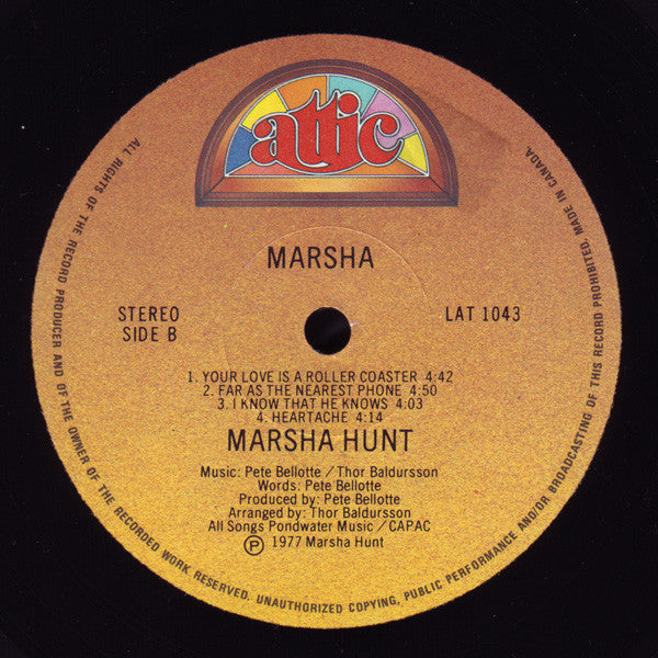 Marsha Hunt - Marsha - 1977