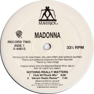 Madonna - Nothing Really Matters