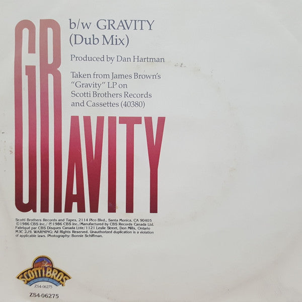 James Brown - Gravity - 1986