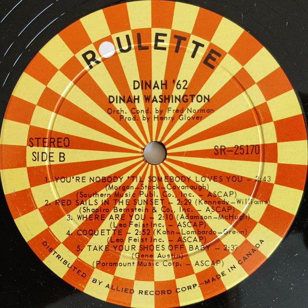Dinah Washington - Dinah '62