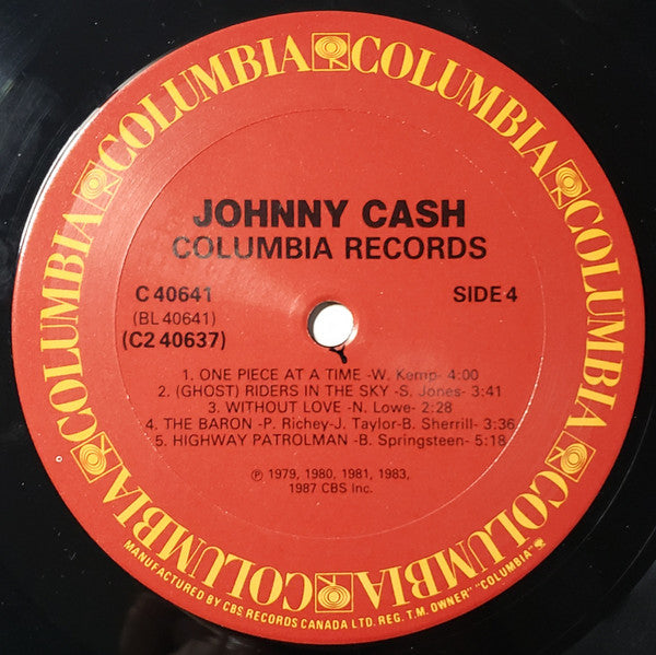 Johnny Cash - Columbia Records 1958 - 1986 - 1987