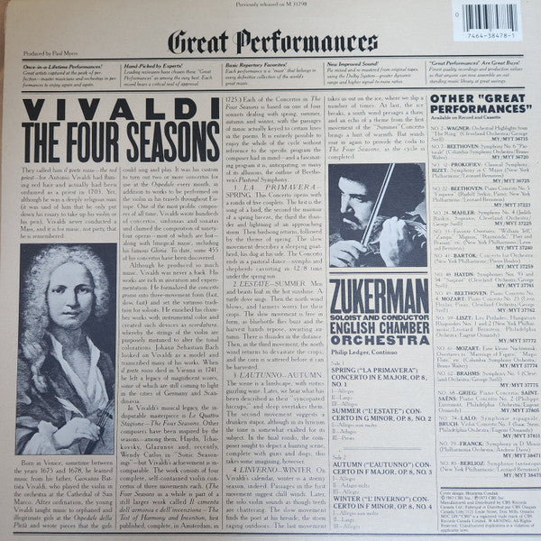 Antonio Vivaldi - The Four Seasons