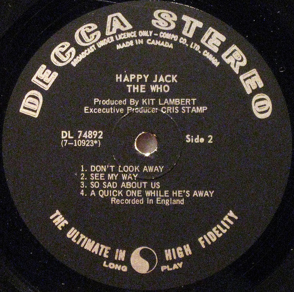Who, The - Happy Jack - 1967