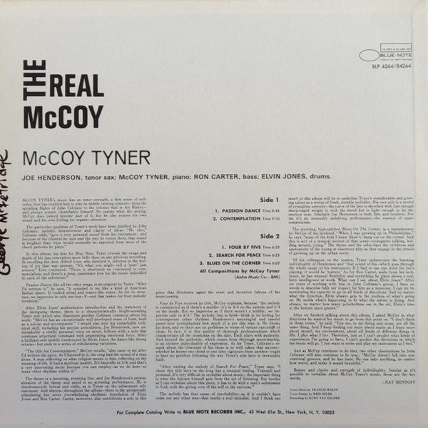 McCoy Tyner - The Real McCoy
