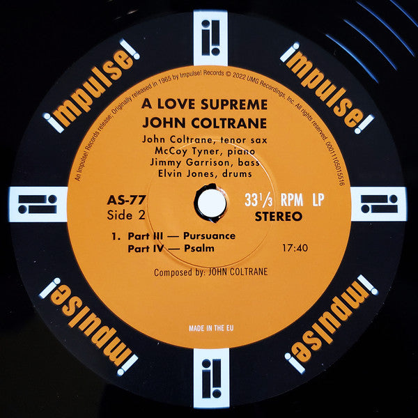 John Coltrane - A Love Supreme - 2022
