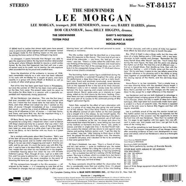 Lee Morgan - The Sidewinder - 2020