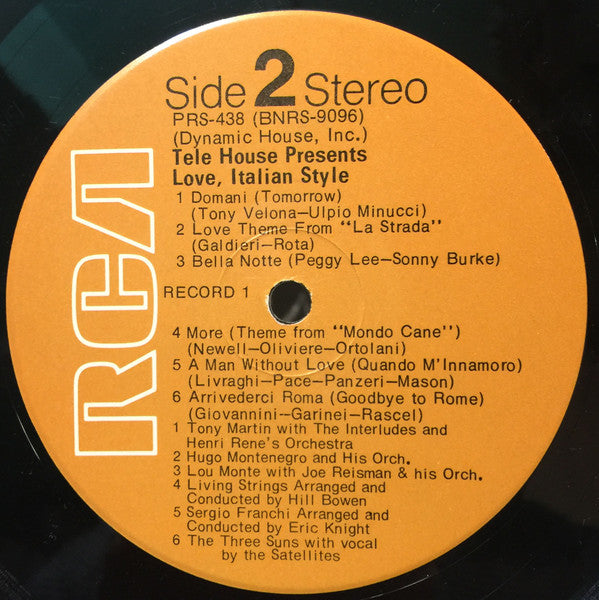 Various - Love, Italian Style - 1973
