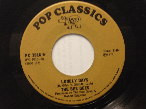 Bee Gees - How Can You Mend A Broken Heart / Lonely Days - 1973