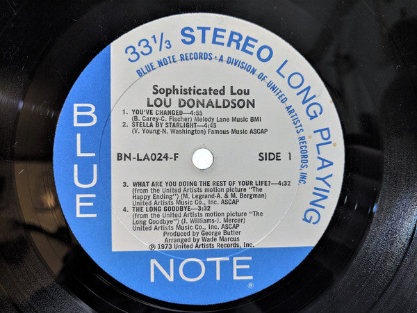 Lou Donaldson - Sophisticated Lou - 1973