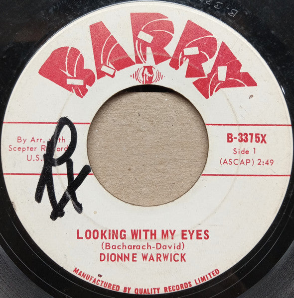 Dionne Warwick - Looking With My Eyes / Only The Strong, Only The Brave - 1965
