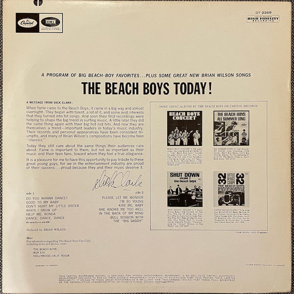 The Beach Boys - The Beach Boys Today! Vinyl Record