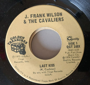 J. Frank Wilson And The Cavaliers - Last Kiss / That's How Much I Love You -