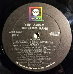 James Gang - Yer' Album