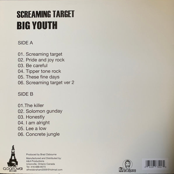 Big Youth - Screaming Target - 2021