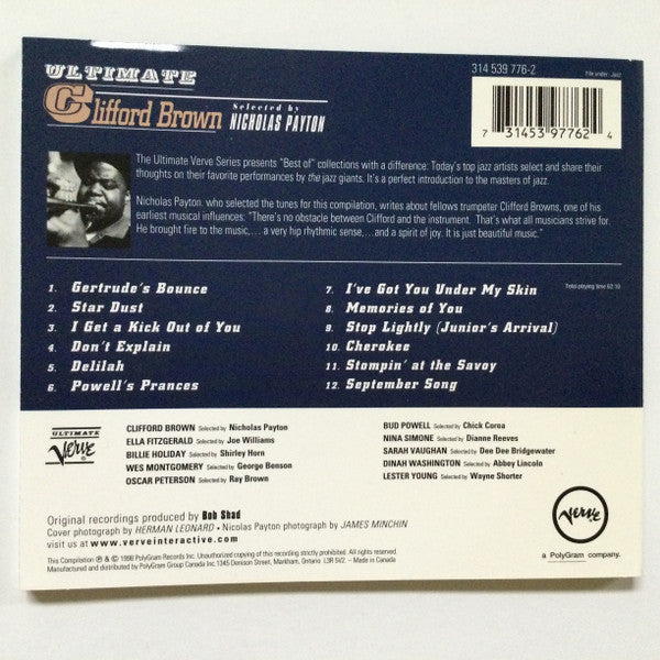 Clifford Brown - Ultimate Clifford Brown (CD) -