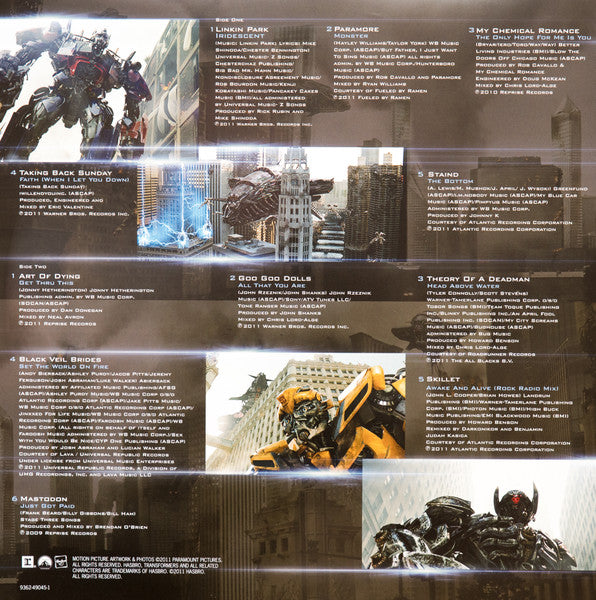 Various - Transformers: Dark Of The Moon - The Album