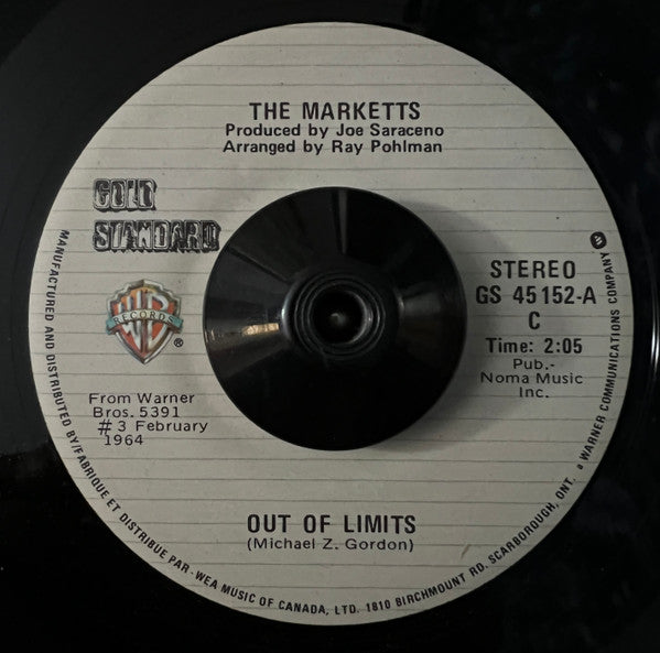 Marketts, The - Out Of Limits / Batman Theme -