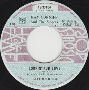 Ray Conniff And The Singers - Somewhere, My Love / Lookin' For Love
