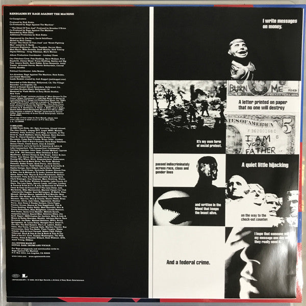 Rage Against The Machine Renegades レコード Rage Against The Machine – Renegades – Vinyl (180 gram, LP