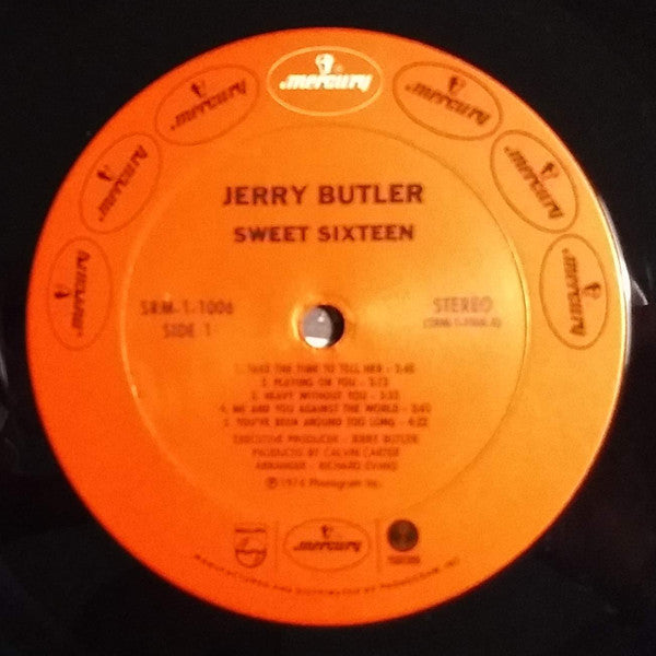 Jerry Butler - Sweet Sixteen Vinyl Record