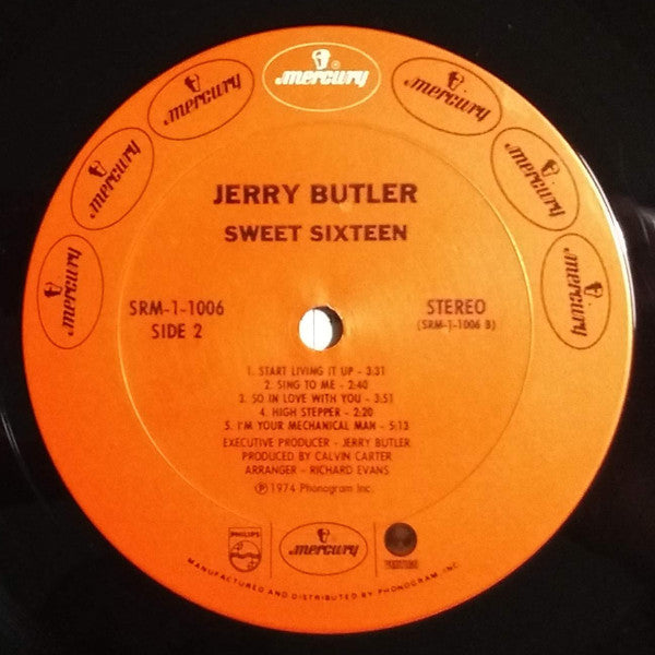 Jerry Butler - Sweet Sixteen Vinyl Record