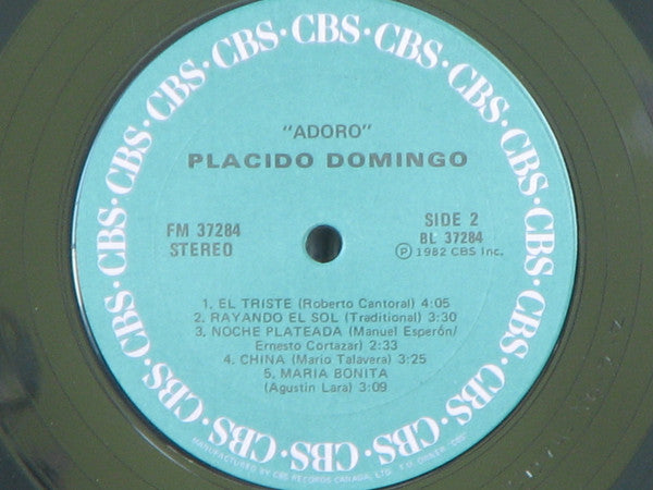 Placido Domingo - "Adoro" - 1982