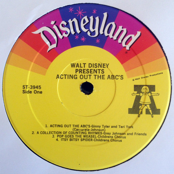 Various - Walt Disney Presents Acting Out The ABC's