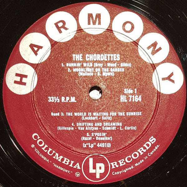 Chordettes, The - Drifting And Dreaming - 1959