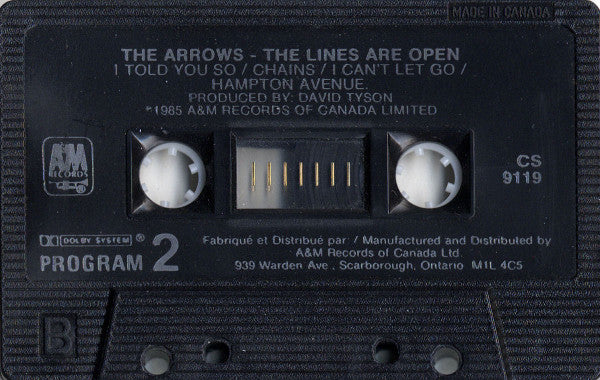 The Arrows - The Lines Are Open