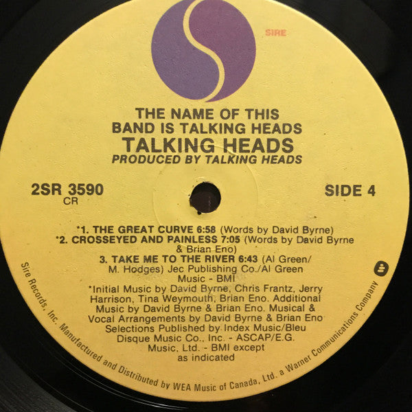Talking Heads - The Name Of This Band Is Talking Heads - 1982