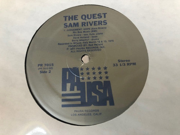 Sam Rivers - The Quest - 2020