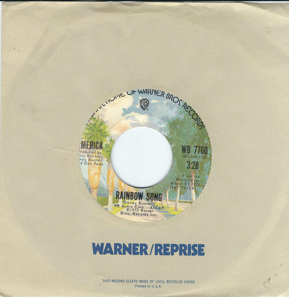 America - Rainbow Song - 1973