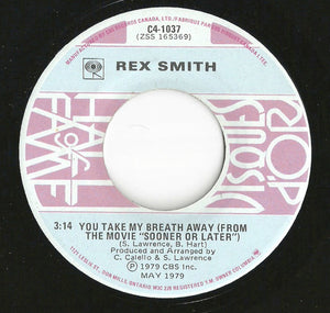 Rex Smith - Sooner Or Later / You Take My Breath Away