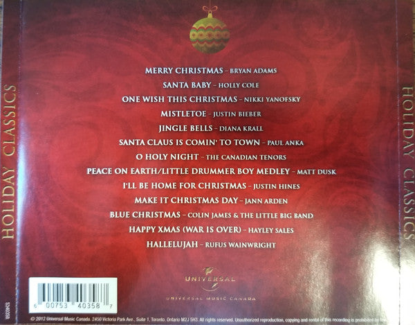 Various - Holiday Classics (CD) - 2012