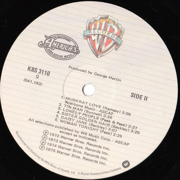 America - History / America's Greatest Hits - 1975
