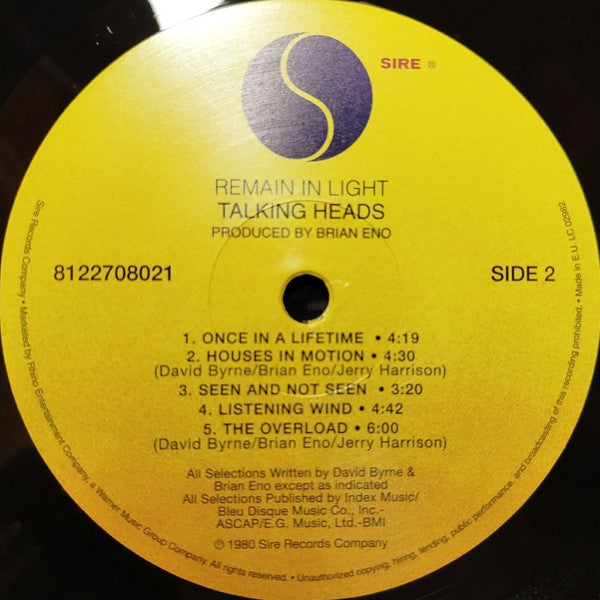 Talking Heads - Remain In Light - 2013