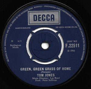 Tom Jones - Green, Green Grass Of Home  - 1966