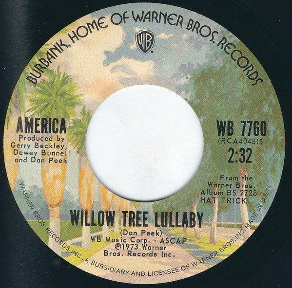 America - Rainbow Song - 1973