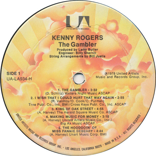 Kenny Rogers - The Gambler Vinyl Record