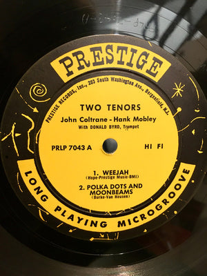 John Coltrane & Hank Mobley - Two Tenors Vinyl Record