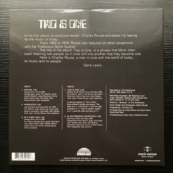 Charlie Rouse - Two Is One