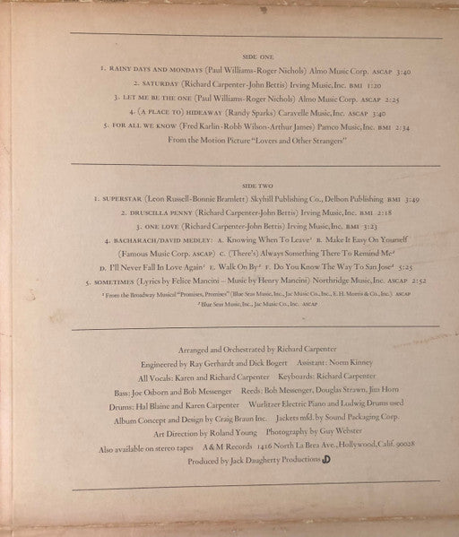 Carpenters - Carpenters - 1971