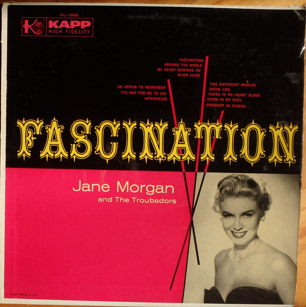Jane Morgan And Troubadors, The - Fascination - 1962