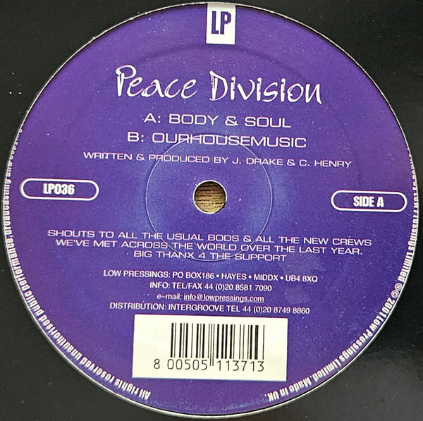 Peace Division - Body & Soul