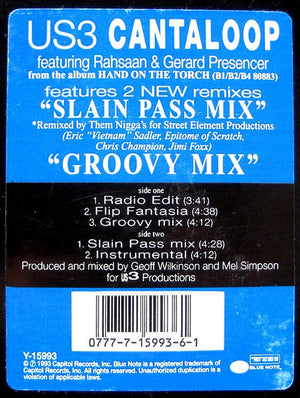 Us3 Featuring Rahsaan & Gerard Presencer - Cantaloop - 1993