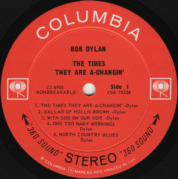Bob Dylan - The Times They Are A-Changin' - 1964